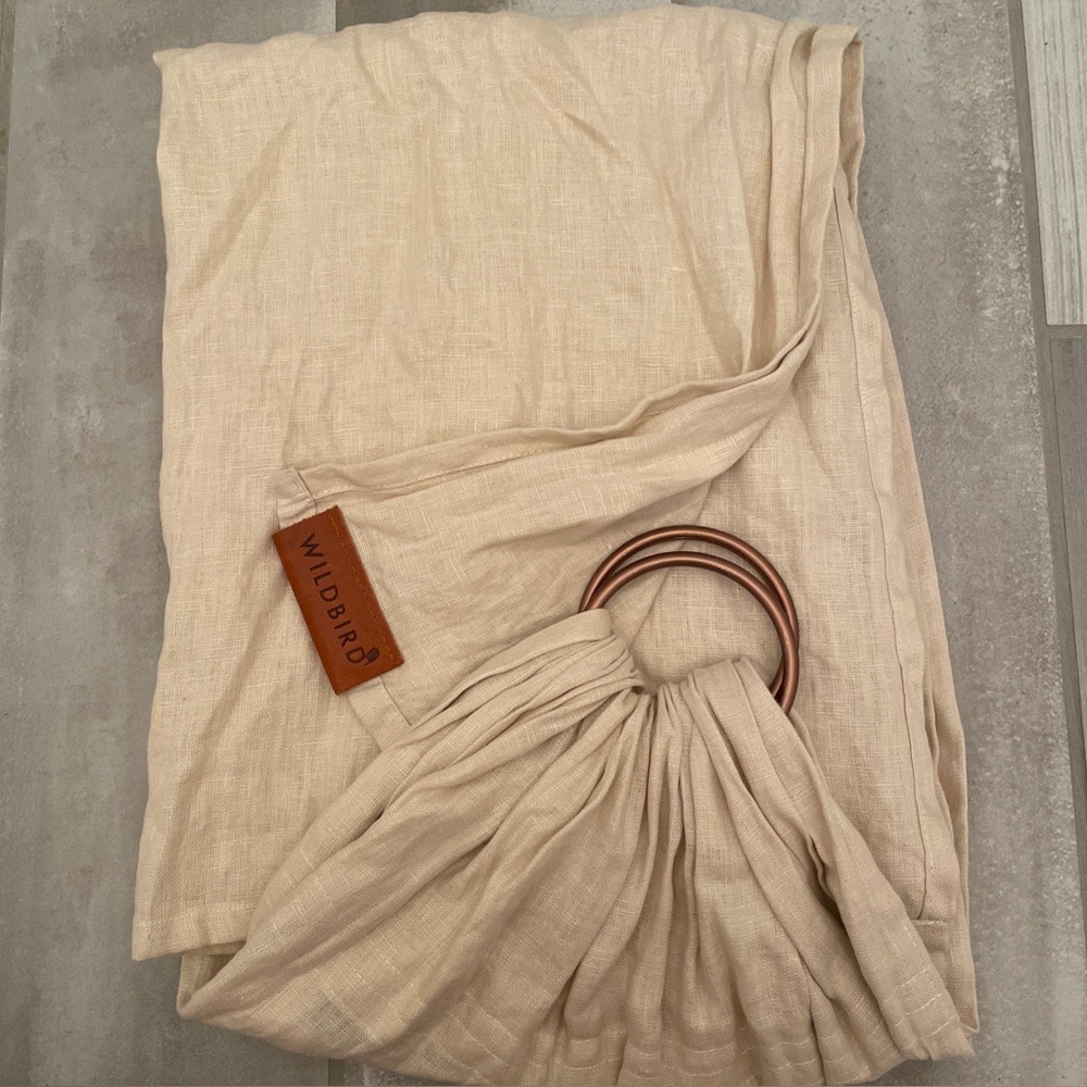 WildBird Ring Sling Neutral Cream Linen